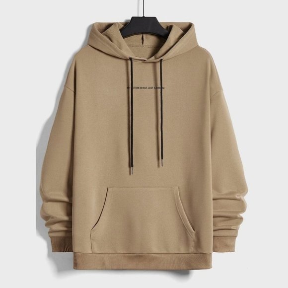 . Other - Tan Mens Drawstring Hoodie